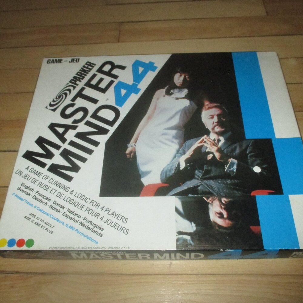 Master Mind 44 Invicta Strategy Game (Parker Brothers, 1972) (Complete)